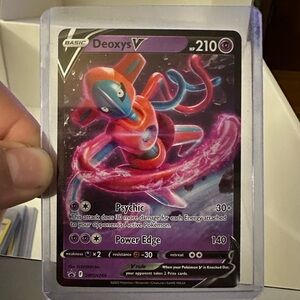 Deoxys V Pokémon Card